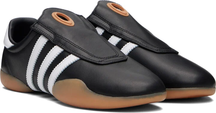 adidas Originals Black & White 'Adidas' Taekwondo Mei Sneakers - Image 4