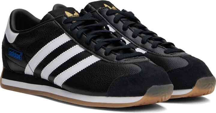 adidas Originals Black & White Country Japan Sneakers - Image 4