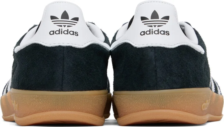 adidas Originals Black & White Gazelle Indoor Sneakers - Image 2