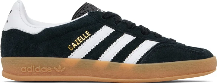 adidas Originals Black & White Gazelle Indoor Sneakers