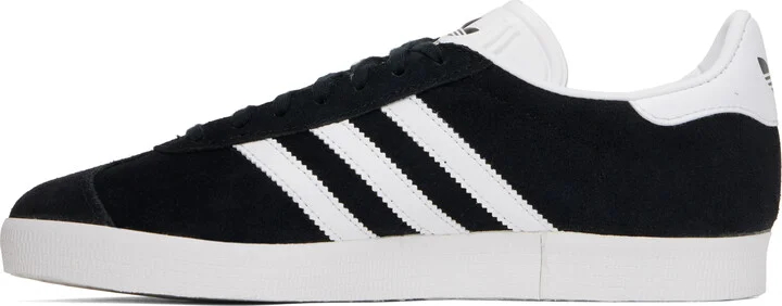 adidas Originals Black & White Gazelle Sneakers - Image 3