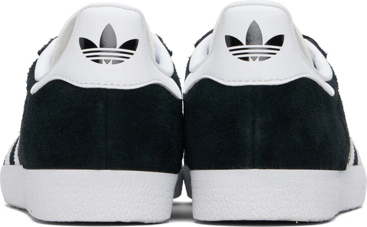 adidas Originals Black & White Gazelle Sneakers - Image 2