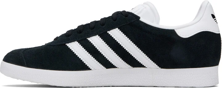 adidas Originals Black & White Gazelle Sneakers - Image 3