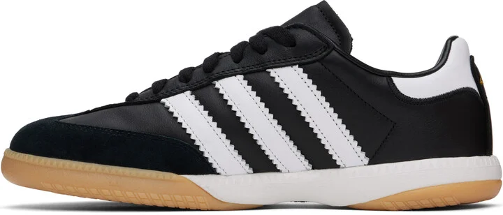 adidas Originals Black & White Samba MN Sneakers - Image 3