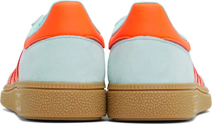 adidas Originals Blue & Orange Handball Spezial Sneakers - Image 2