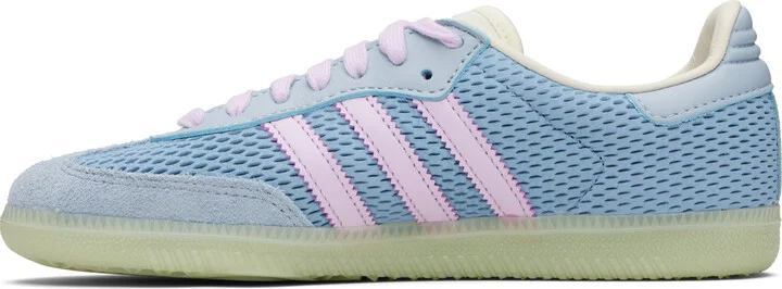 adidas Originals Blue Samba OG Sneakers - Image 3