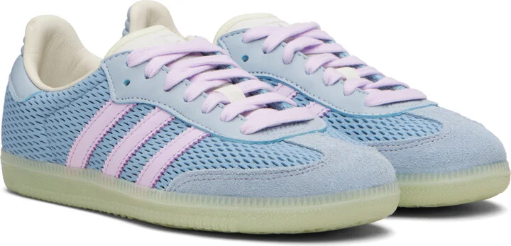 adidas Originals Blue Samba OG Sneakers - Image 4
