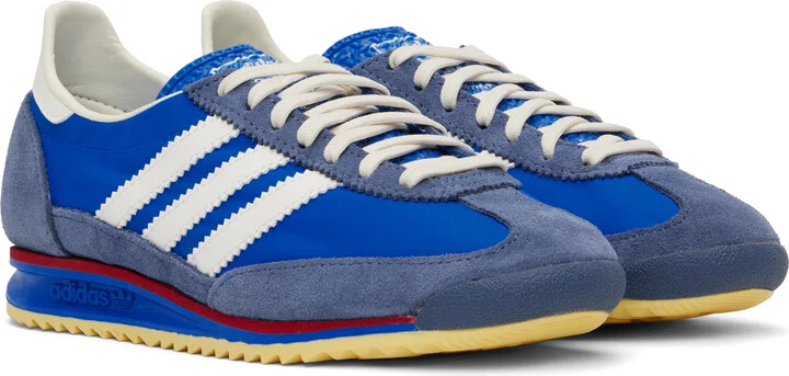 adidas Originals Blue SL 72 OG Sneakers - Image 4