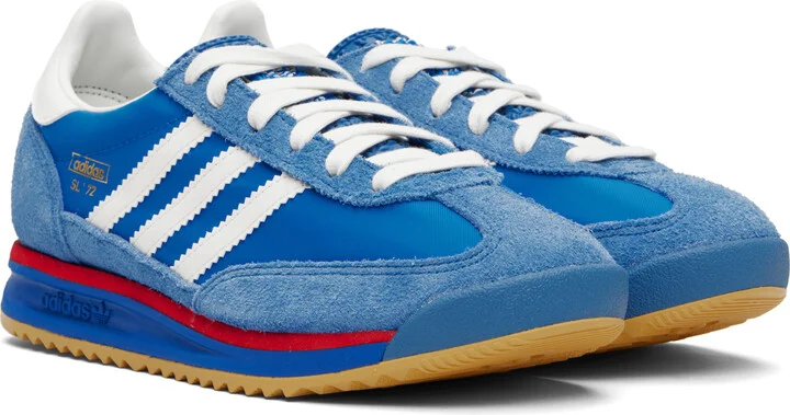 adidas Originals Blue SL 72 RS Sneakers - Image 4