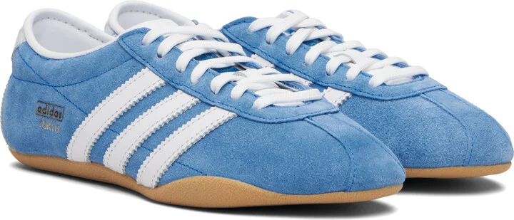 adidas Originals Blue Tokyo Sneakers - Image 4