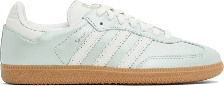 adidas Originals Blue & White Samba OG Sneakers