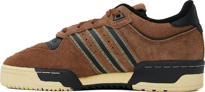 adidas Originals Brown Rivalry 86 Low Sneakers - Image 3