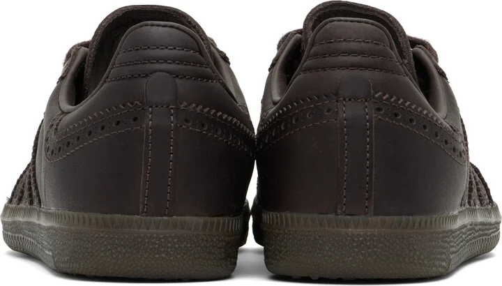 adidas Originals Brown Samba OG Sneakers - Image 2