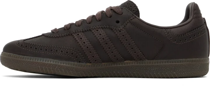 adidas Originals Brown Samba OG Sneakers - Image 3