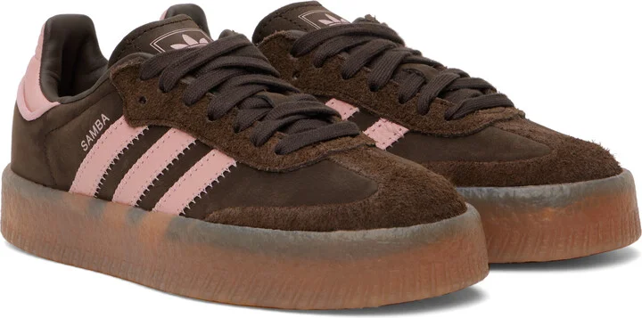 adidas Originals Brown Sambae Sneakers - Image 4