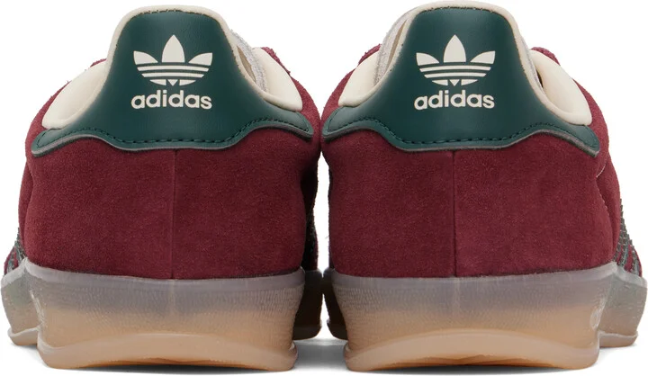 adidas Originals Burgundy Gazelle Indoor Sneakers - Image 2