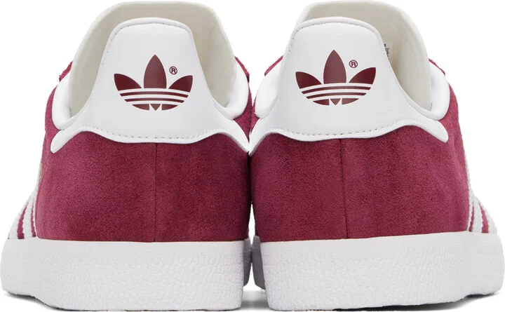 adidas Originals Burgundy Gazelle Sneakers - Image 2