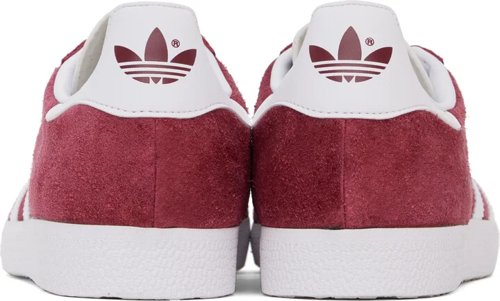 adidas Originals Burgundy Gazelle Sneakers - Image 2