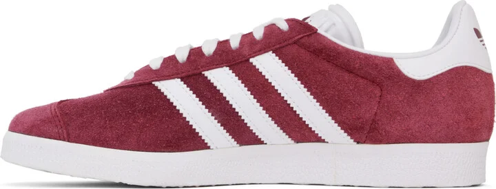 adidas Originals Burgundy Gazelle Sneakers - Image 3