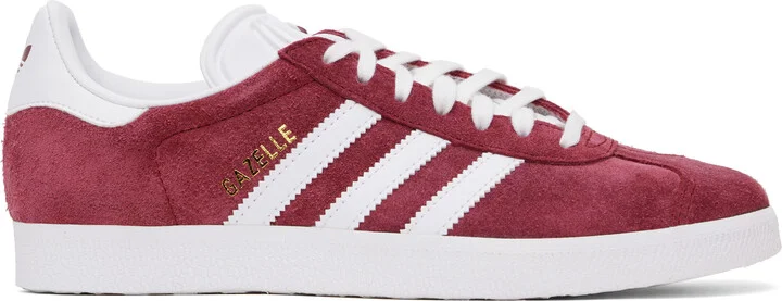 adidas Originals Burgundy Gazelle Sneakers