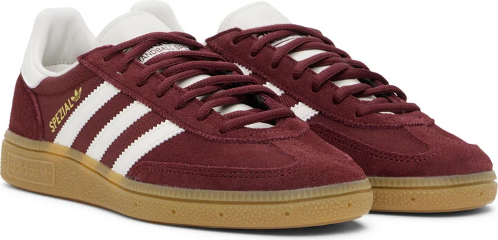 adidas Originals Burgundy Handball Spezial Sneakers - Image 4