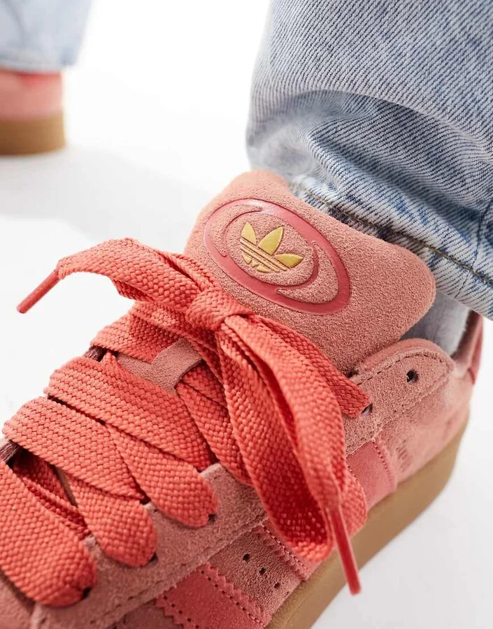 adidas Originals Campus 00s gum sole sneakers in pink with gum sole - Image 3