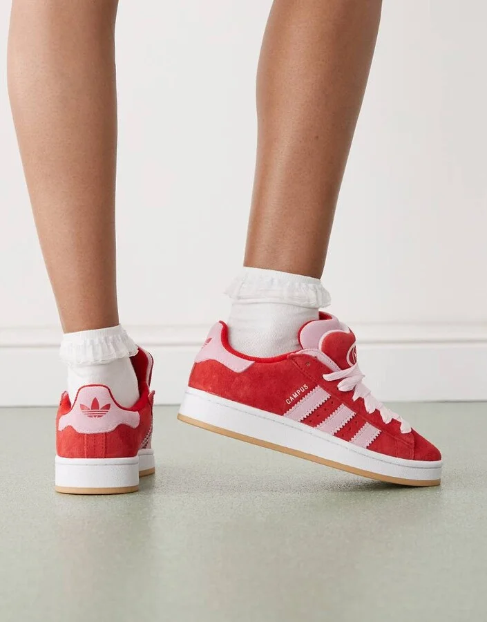 adidas Originals Campus 00s sneakers in dark red and pink - Image 4