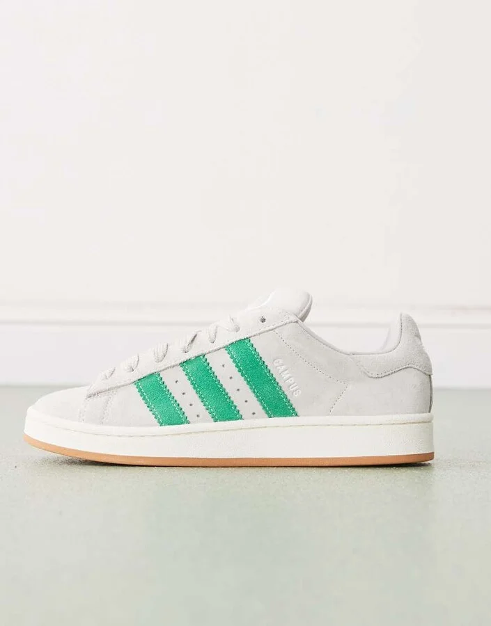 adidas Originals Campus 00s sneakers in gray and green - Image 2