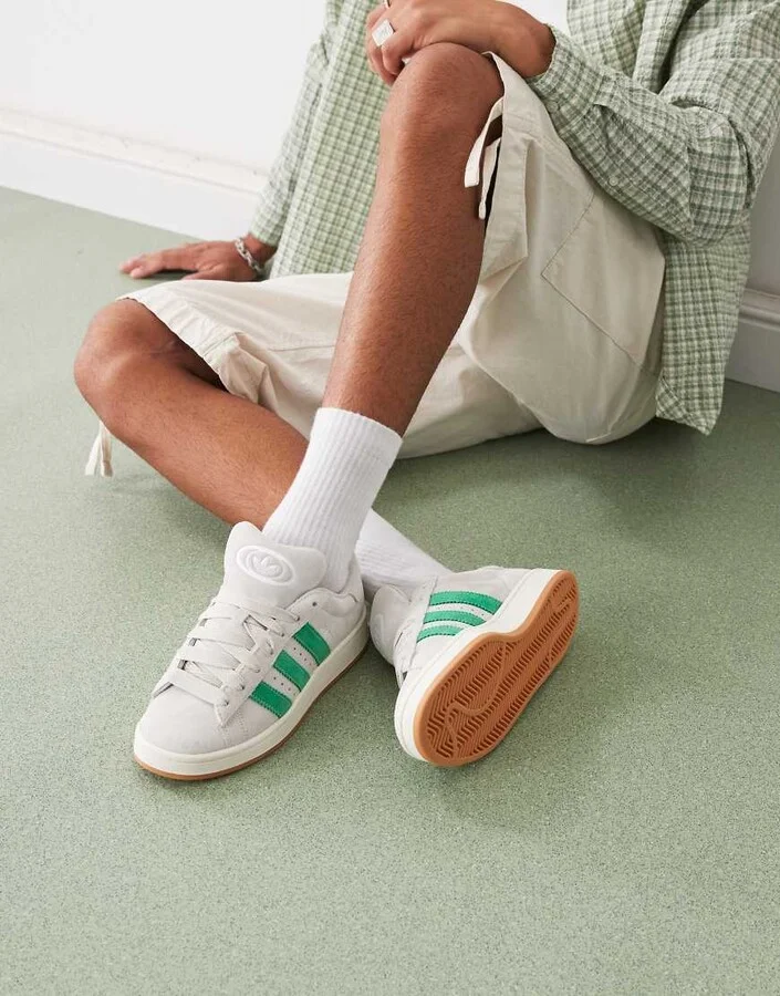 adidas Originals Campus 00s sneakers in gray and green