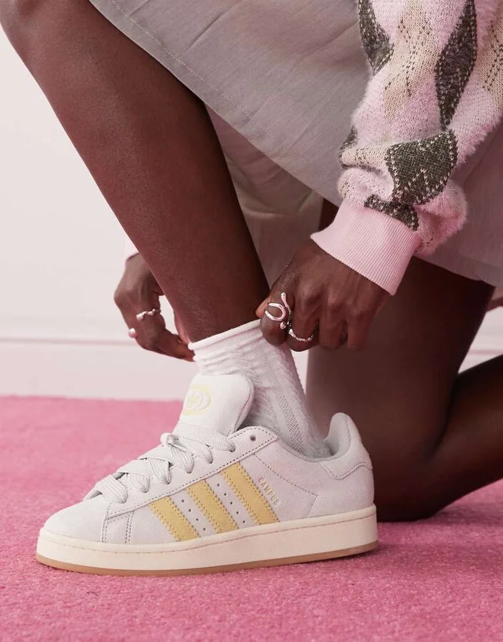 adidas Originals Campus 00s sneakers in gray and yellow
