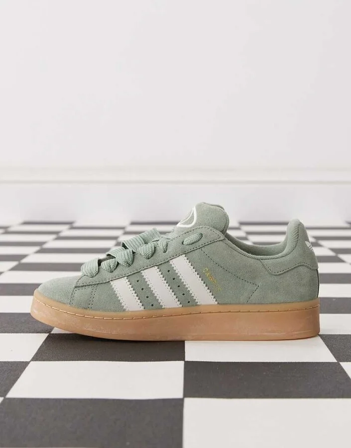adidas Originals Campus 00s sneakers in green - Image 2