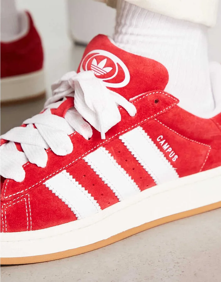 adidas Originals Campus 00s sneakers in red - Image 3