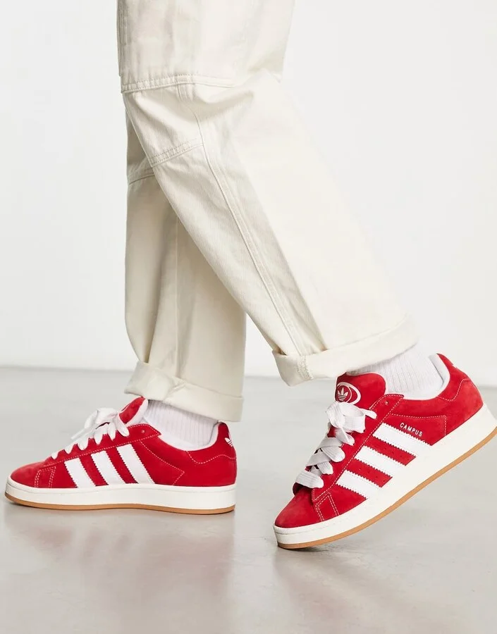 adidas Originals Campus 00s sneakers in red - Image 4