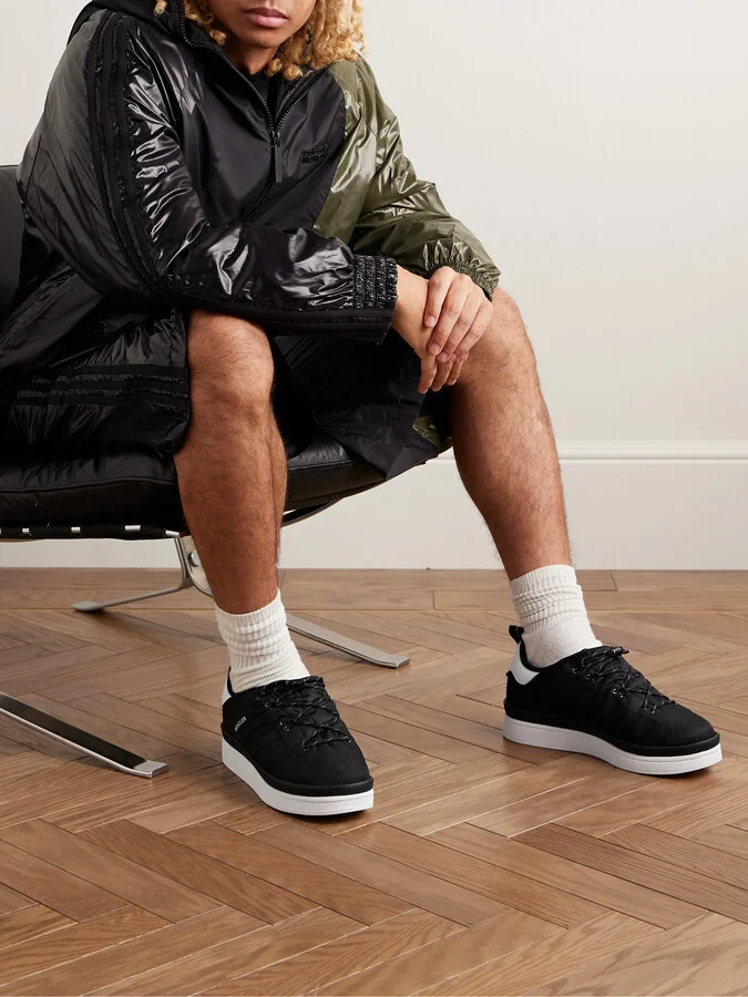 + adidas Originals Campus Leather-Trimmed Quilted GORE-TEX Sneakers - Image 2