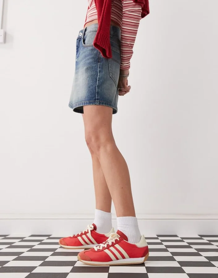 adidas Originals Country OG sneakers in red - Image 3