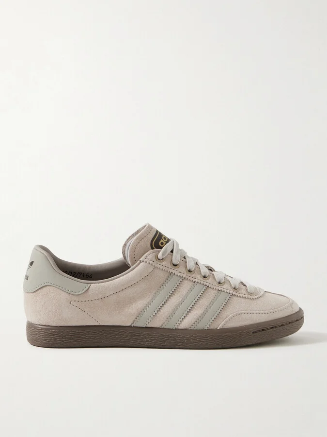 adidas Originals - Failsworth Spezial Leather-trimmed Suede Sneakers - Neutrals