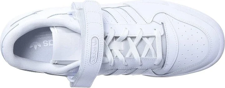 adidas Originals Forum Low Men's Basketball Shoes Footwear White/Footwear White/Footwear White : 11.5 D - Medium, Synthetic/Leather - Image 2