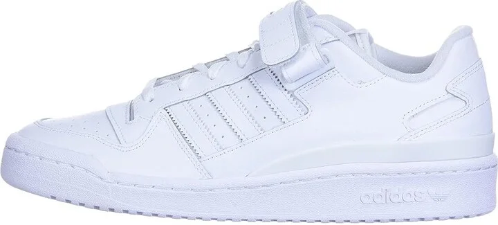 adidas Originals Forum Low Men's Basketball Shoes Footwear White/Footwear White/Footwear White : 11.5 D - Medium, Synthetic/Leather - Image 6