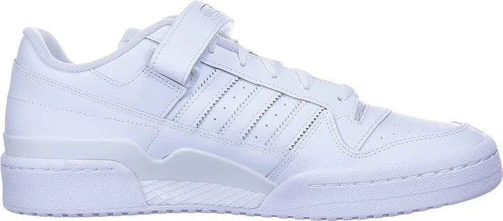 adidas Originals Forum Low Men's Basketball Shoes Footwear White/Footwear White/Footwear White : 11.5 D - Medium, Synthetic/Leather - Image 7