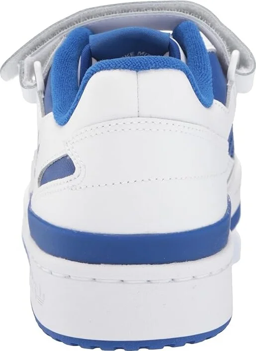 adidas Originals Forum Low Men's Basketball Shoes Footwear White/Footwear White/Team Royal Blue : 10.5 D - Medium, Synthetic/Leather - Image 4