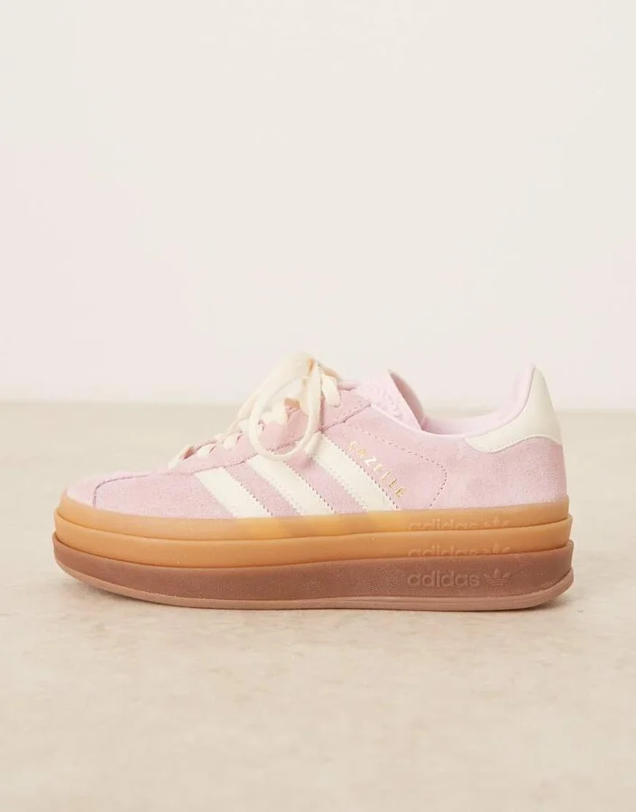 adidas Originals Gazelle Bold sneakers in light pink - Image 2