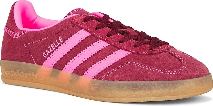 adidas Originals Gazelle Indoor Sneaker in Fuchsia - Image 2
