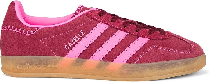 adidas Originals Gazelle Indoor Sneaker in Fuchsia