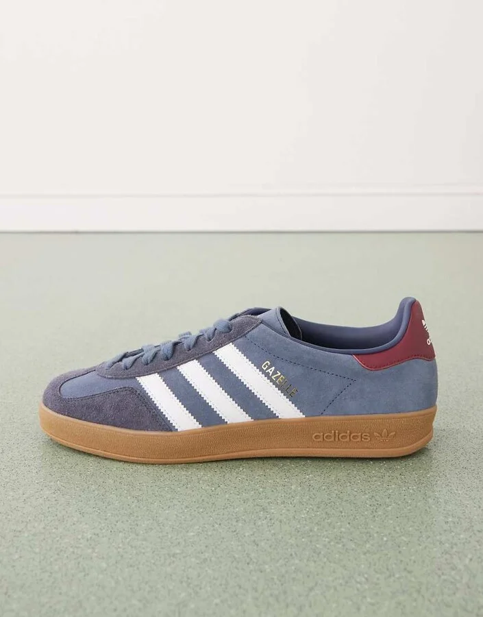 adidas Originals Gazelle Indoor sneakers in navy - Image 2