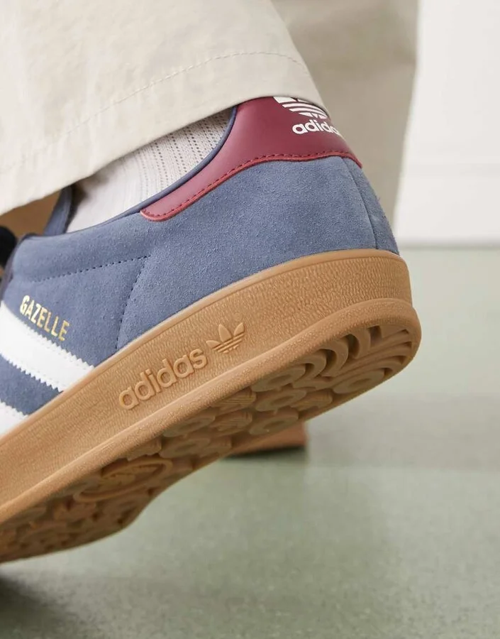 adidas Originals Gazelle Indoor sneakers in navy - Image 3