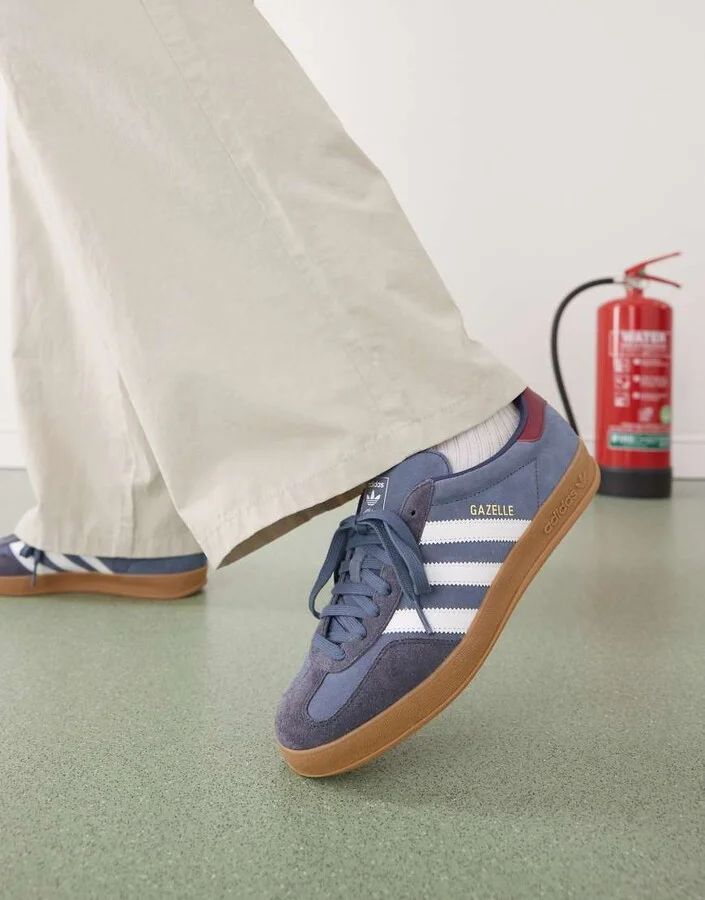 adidas Originals Gazelle Indoor sneakers in navy