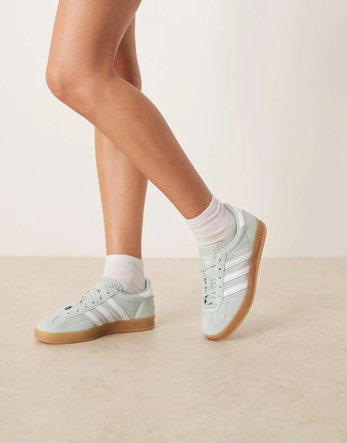 adidas Originals Gazelle indoor sneakers in sage green