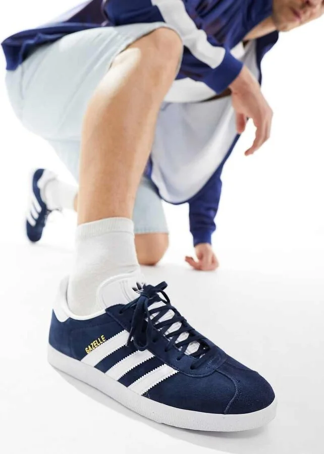 adidas Originals Gazelle sneakers in navy