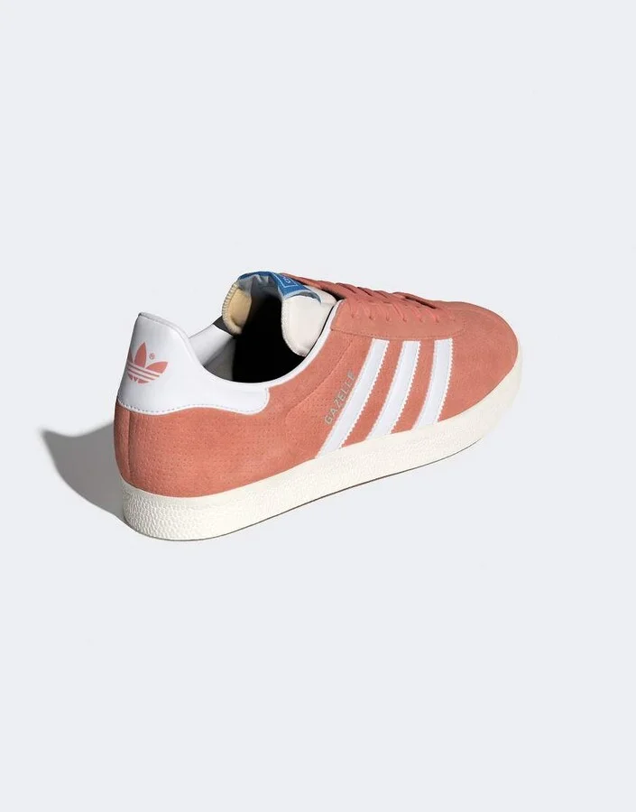 adidas Originals Gazelle sneakers in peach and white - Image 3