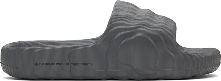 adidas Originals Gray Adilette 22 Pool Slides
